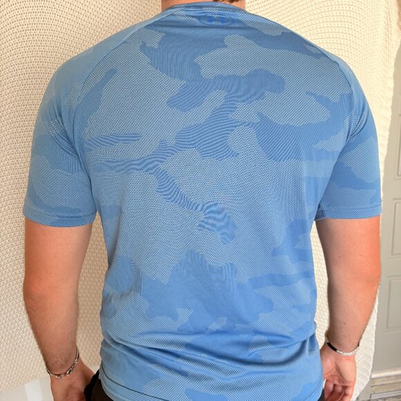 Under Armour Men's Short Sleeve Performance T-Shirt - Light Blue - Size Medium - Picture 4 of 7